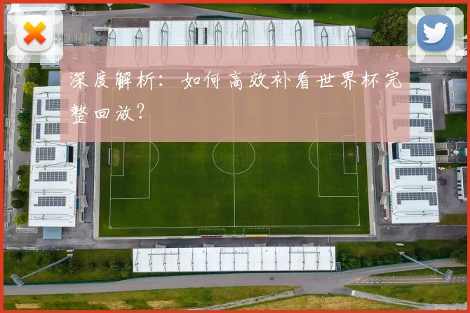深度解析：如何高效补看世界杯完整回放？