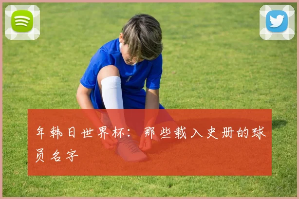 年韩日世界杯：那些载入史册的球员名字